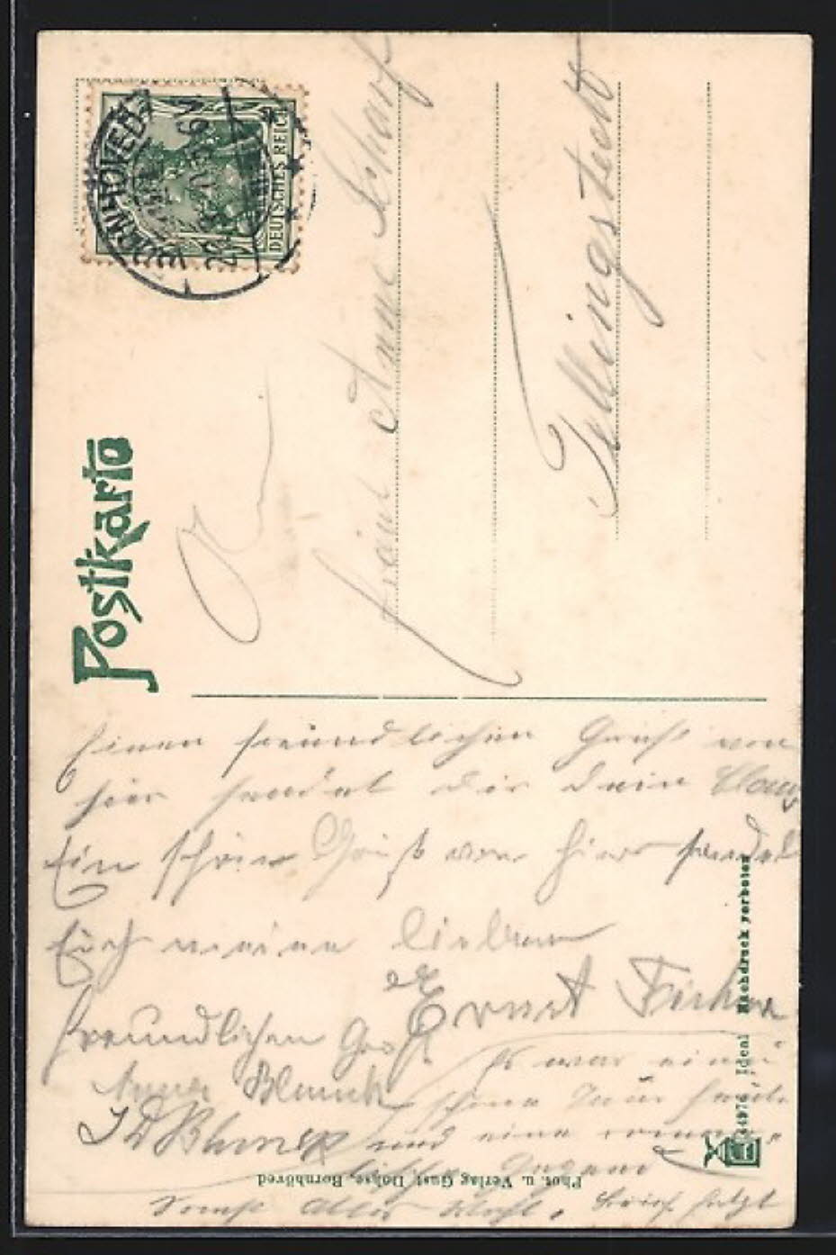 1906 R�ckseite