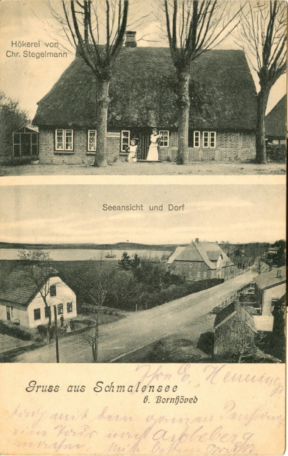1911 H�kerei Christian Stegelmann Christian Stegelmann, mein Gro�onkel (J�rgen Bucksch), �bernahm 1906 die H�kerei von seinem Vater, Nicolaus Stegelmann. Dieser hatte die H�kerei 1867 mit seiner Frau Margarethe Catharina  Stegelmann begr�ndet. Zun�chst ha