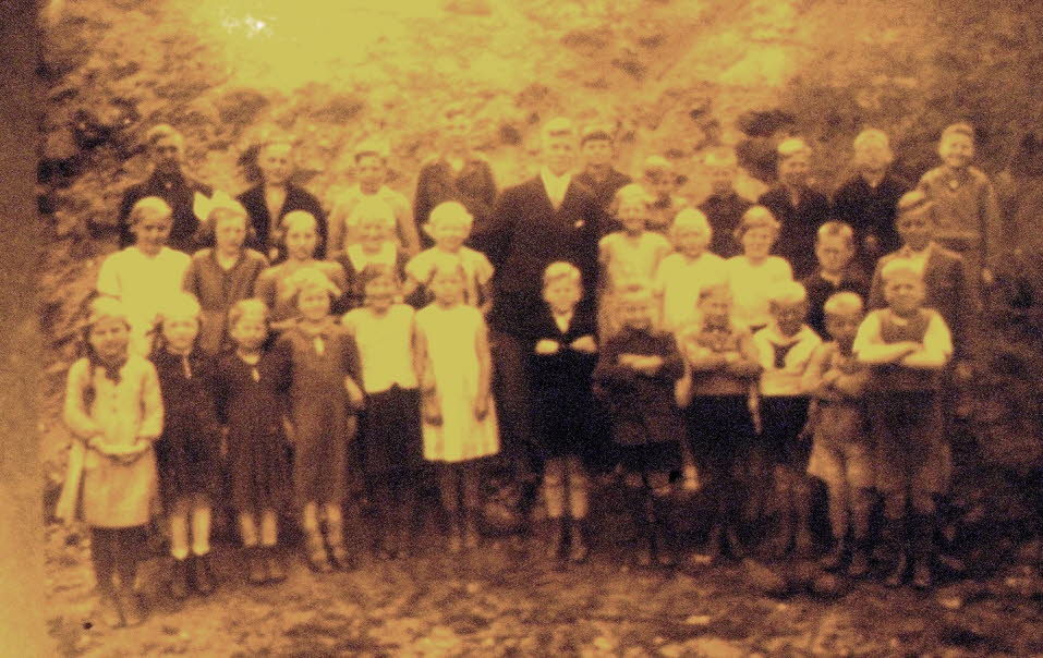 1925 Klassenfoto Schule Schmalensee