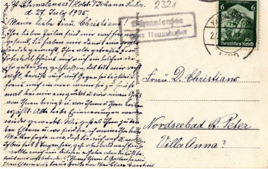 1935 07 27 R Meine liebe Frau Christiansen