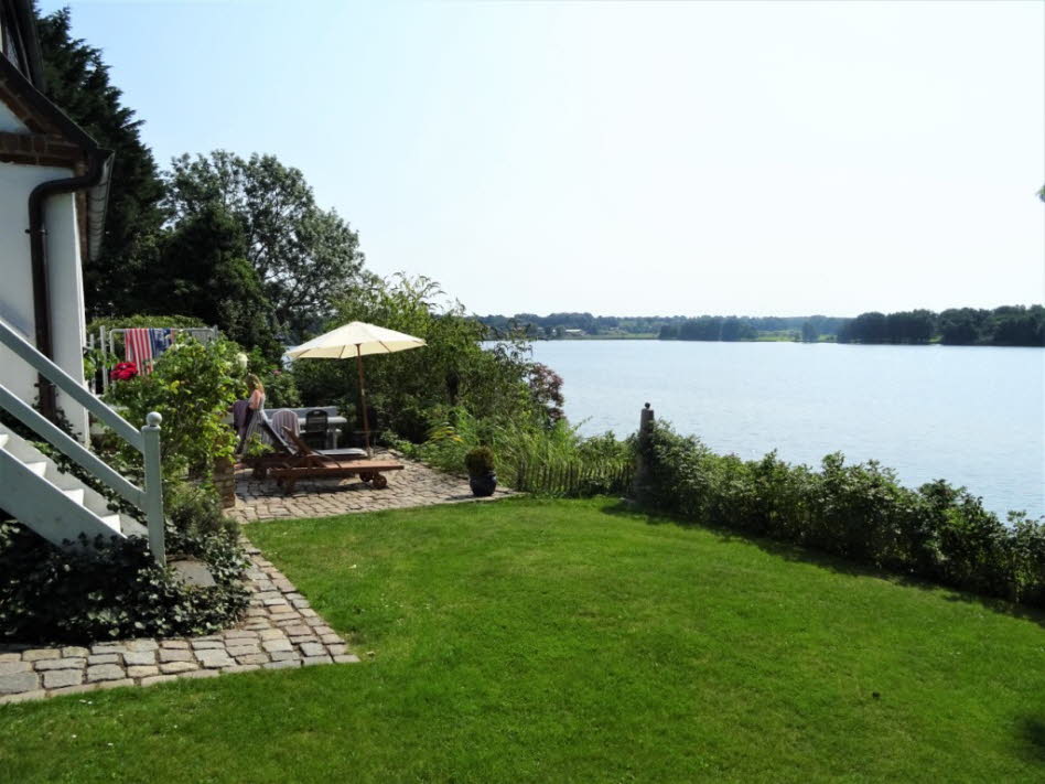 Auf der Ferienhausterrasse im September 2019