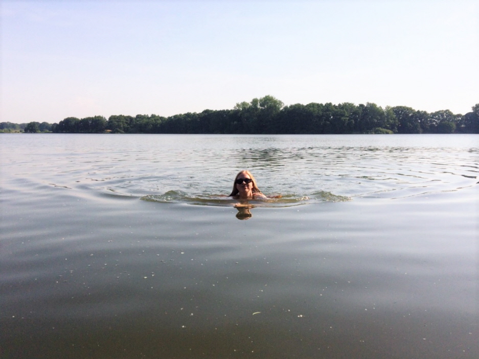 Schwimmen im See