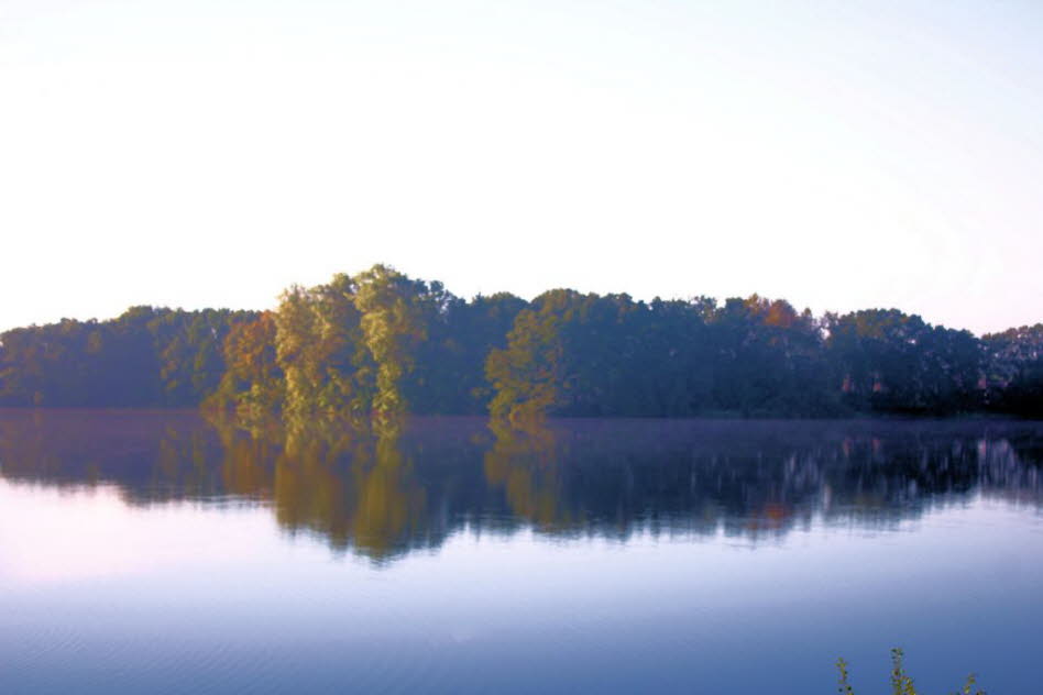 Oktober am Schmalensee - Blick aus dem Ferienhaus