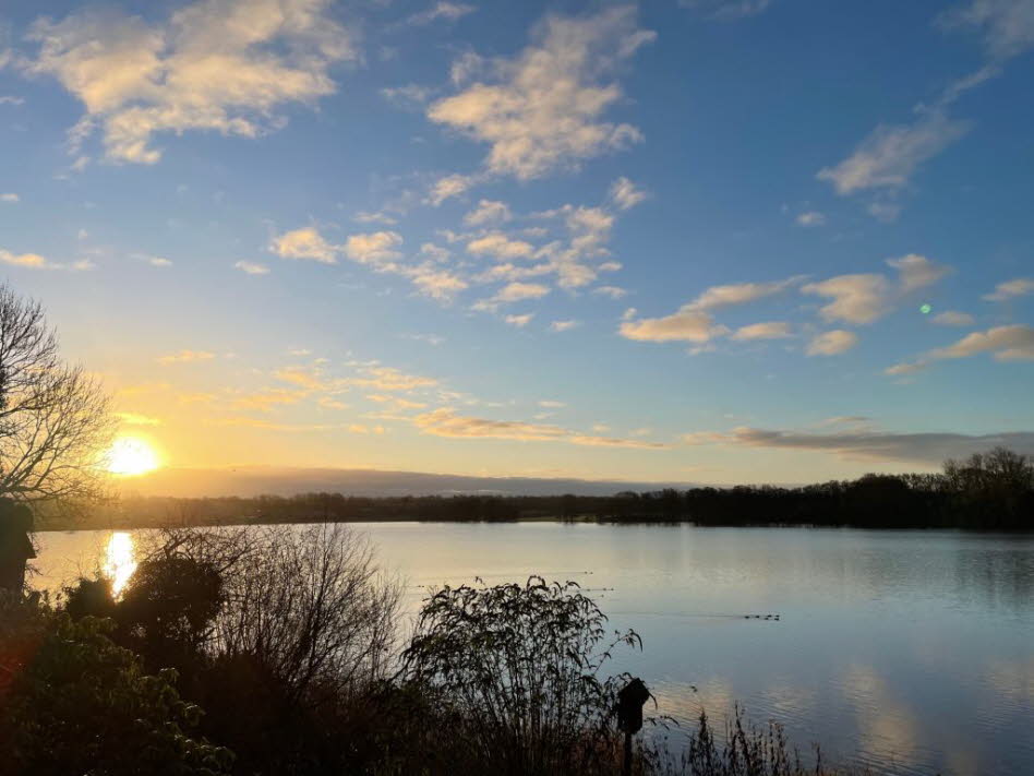 Sonnenaufgang am Schmalensee